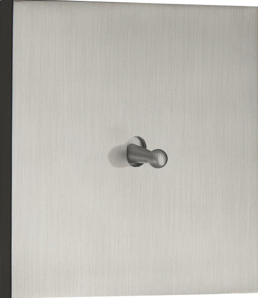 Donel N96 Переключатель перекрестный (с 3-х мест) на 1 тумблер, Каплевидный, 10AX 250V, Вороненая сталь, серия DT