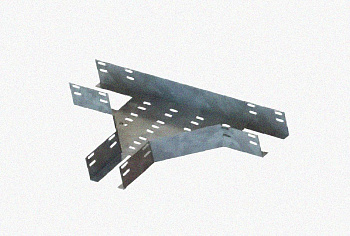 Лоток тройниковый перфорированный ОТ 500х65 УТ1,5, горячее цинкование S1,5