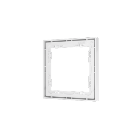 Рамка пластиковая Voltum S70 на 1 пост, (белый глянцевый)