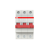 Рубильник 3пол. SHD203/63 рычаг крас. ABB