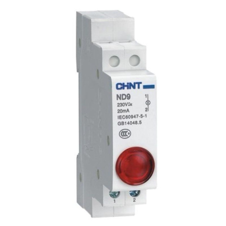 Индикатор ND9-1/r красный AC/DC24В (LED) (R) CHINT