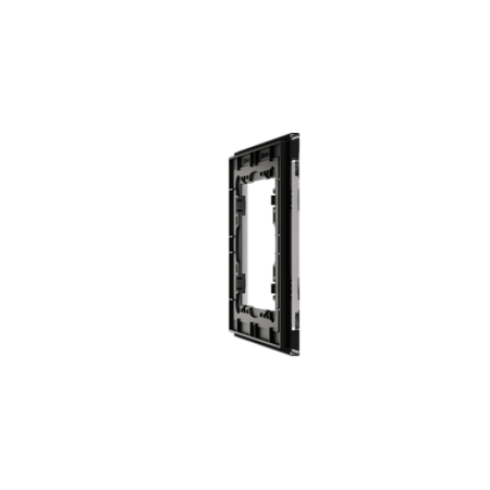 Рамка стеклянная Voltum S70 на 1 пост, (черный, стекло)