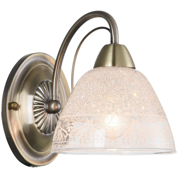 Бра Бронза/Прозрачный с рисунком E14 1*60Вт 352-501-01 VELANTE