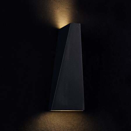 Бра 6Вт 3200K Черный IP20 Times Square O580WL-L6B Outdoor