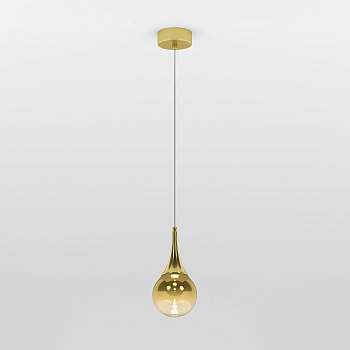 СНЯТ Светильник подвесной 50256/1 LED 5 Вт 4000К  золото Eurosvet