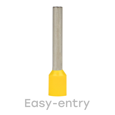 Наконечник штыревой втулочный изолированный НШвИ 6,0-24 (50шт) PROxima EKF