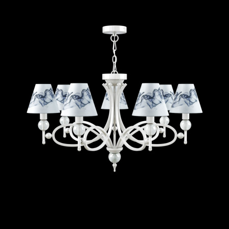 Люстра 7*E14 40Вт Матовый Белый IP20 Eclectic 13 M2-07-WM-LMP-O-10 Maytoni