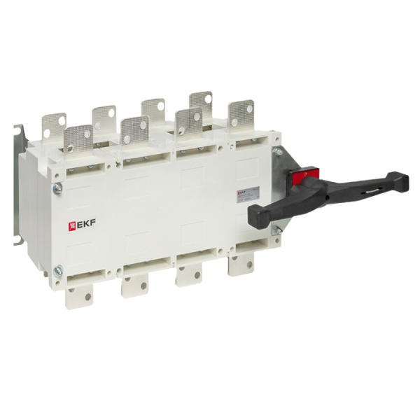 Рубильник-переключатель 1000A 4П c рукояткой управления для прямой установки PowerSwitch EKF