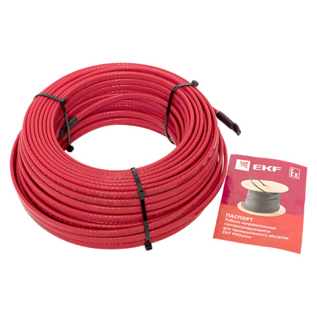 Саморегулирующийся нагревательный кабель ESS-25F (25 Вт/м) 50 м, фторопласт EKF