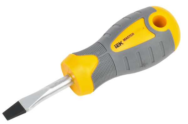 Отвертка шлицевая MASTER 6х38мм IEK