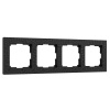 Hammer Рамка на 4 поста (черный) Werkel