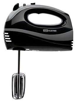 Миксер ручной «Зевс 2», 300 Вт, 5 скоростей, режим «Турбо», 2 комплекта насадок, черный, TDM