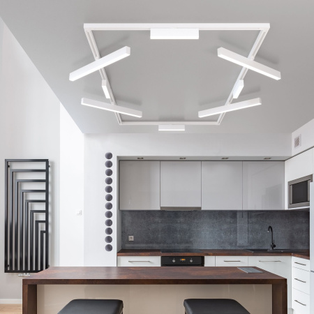 Трековый светодиодный светильник для однофазного шинопровода 10Вт 4200К белый матовый IP20 X-Line (a052443) Elektrostandard