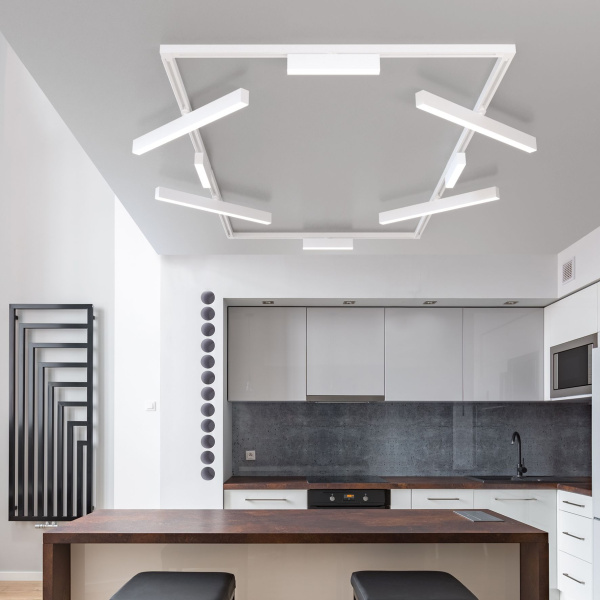 Трековый светодиодный светильник для однофазного шинопровода 10Вт 4200К белый матовый IP20 X-Line (a052443) Elektrostandard