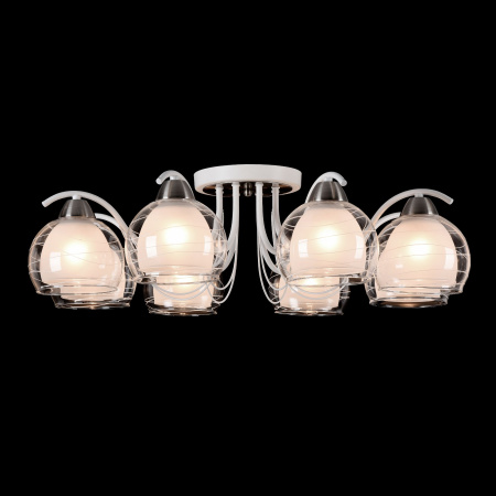 Потолочный светильник 8*E27 60Вт Белый IP20 Nikki FR5052-CL-08-W Freya