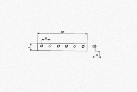 Соединитель лотковый замковый СЛЗх100х1,0 УХЛ1, горячее цинкование, S1,0