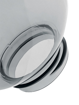 Светильник НТУ 03- 60-162 шар d=160 мм IP54 (дымчатый ПММА, основание плоское ПК, Е27) TDM