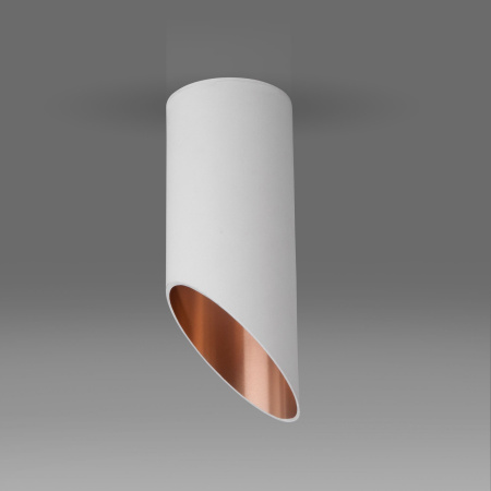 Накладной акцентный светильник 1*GU10 белый, золотой IP20 (a050119) Elektrostandard