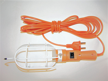 Светильник ЛСУ-1 60вт 10м переносной с выключателем с решеткой