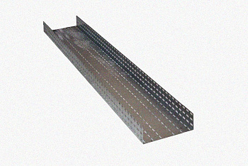 Лоток перфорированный ЛМ 300х150х3000 УХЛ1, оцинкованный лист, S1,2
