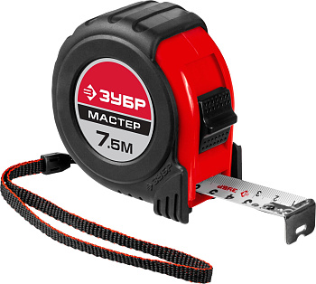 Рулетка 7.5м х 25мм (B) ЗУБР