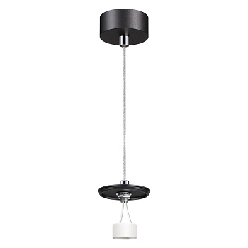 Накл.св-к без плафона (плафоны арт.370694-370711) IP20 GU10 UNITE черный NOVOTECH