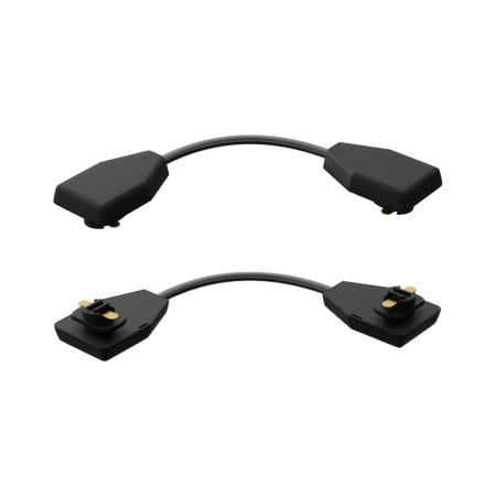 09-129 Коннектор гибкий, однофазный, для накладного/подвесного шинопровода, IP20, 210х32х18мм, чёрный, пластик Apeyron