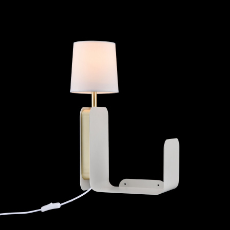 Бра 1*E27 60Вт Белый IP20 Karl MOD618WL-01W Maytoni