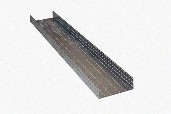 Лоток перфорированный ЛМ 300х150х3000 УХЛ1, оцинкованный лист, S1,2