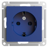 ATLASDESIGN Розетка с заземлением 16А, аквамарин Schneider Electric