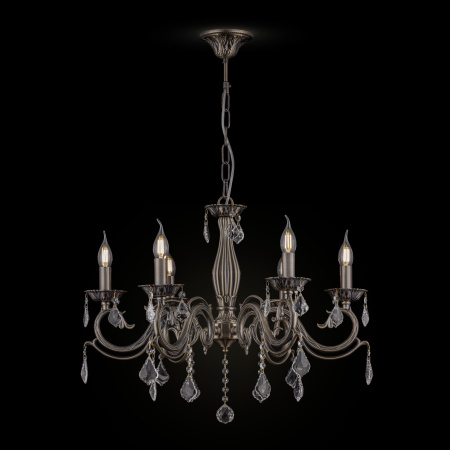 Люстра 6*E14 60Вт Бронза Антик IP20 Bronze RC245-PL-06-R Maytoni