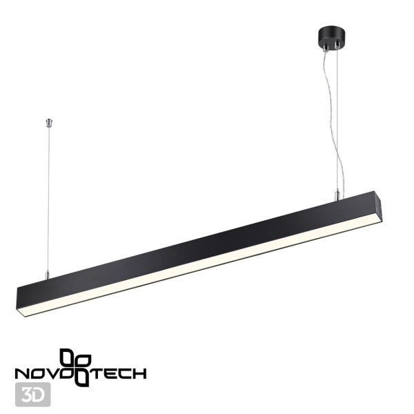 Св-к накл./подвесной св/д IP20 LED 4000K 30W 220V ITER черный NOVOTECH