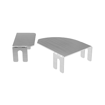 Крышка на горизонтальный изменяемый угол СРО 0-45град. 50, 2,0 мм, алюминий DKC