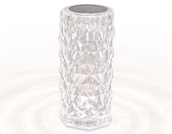 Настольная светодиодная лампа с сенсорным выключателем DE8018 CL прозрачный LED 3000K/4200K/6400K 3W Ambrella Light