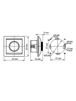 Светорегулятор RL 300 Вт шоколад "Лама" TDM