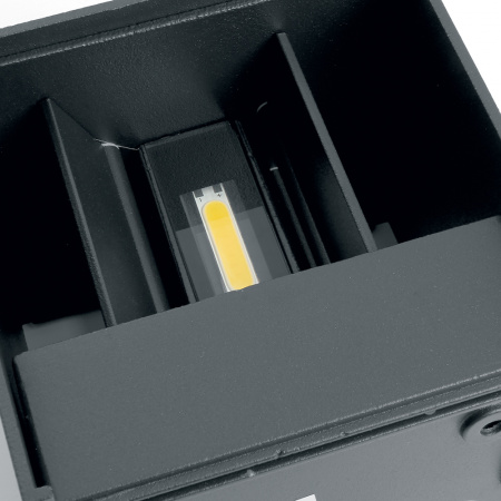 Светильник уличный светодиодный Feron DH012, 2*3W, 450Lm, 4000K, черный