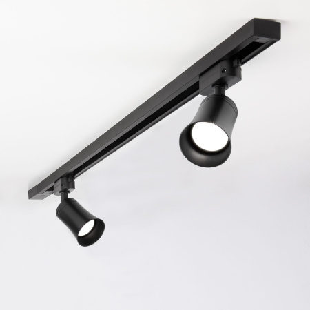 Трековый светильник для однофазного шинопровода 1*GU10 черный IP20 Vetro (a043142) Elektrostandard
