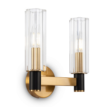 Настенный светильник (бра) 2*E14 40Вт Латунь IP20 Ambra FR5167WL-02BS Freya