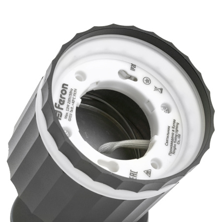 Cветильник настенно-потолочный под лампу GX53 1х12W 230V чёрный HL369 Feron  