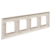 Рамка "Avanti", "Ванильная дымка", 4 поста (8 мод.) DKC