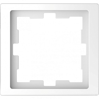 MERTEN D-Life Рамка горизонт/вертик 1 пост . белый лотос IP20 Schneider Electric