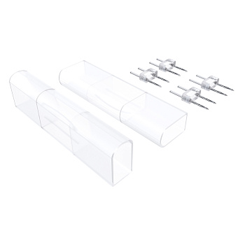 09-92-2 Комплект(2шт) коннекторов ПВХ для прямого соединения неона APEYRON