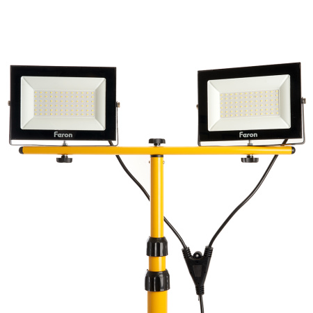 Светодиодный прожектор Feron LL-504 на штативе IP65 2*70W 6400K