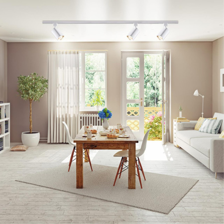 Св-к трековый однофазный IP20 GU10 50W 230V GUSTO белый NOVOTECH