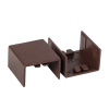 Соединитель (25х16) (4 шт) темное дерево EKF-Plast