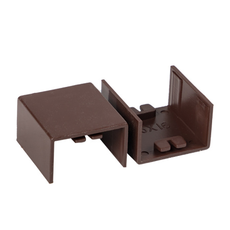 Соединитель (25х16) (4 шт) темное дерево EKF-Plast