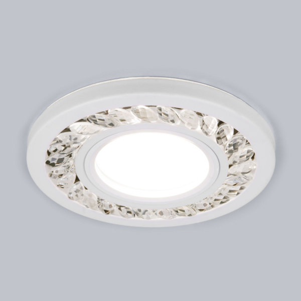 Точечный светодиодный светильник G5.3 4200К прозрачный/белый IP20 (a049340) Elektrostandard