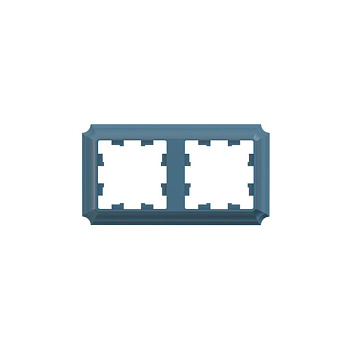 ATLASDESIGN ANTIQUE 2-постовая рамка, универсальная, изумруд Systeme Electric