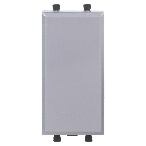 Перекрестный переключатель модульный, "Avanti", "Закаленная сталь", 1 модуль DKC