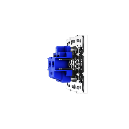 Розетка встраиваемая Voltum S70 с заземлением 16А, (белый матовый)